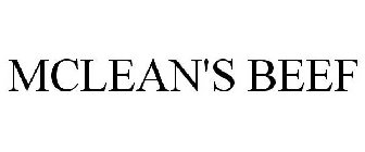 MCLEAN'S BEEF