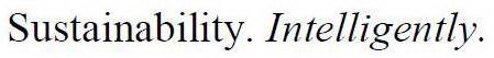 SUSTAINABILITY. INTELLIGENTLY.