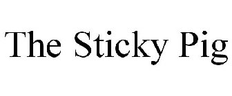 THE STICKY PIG