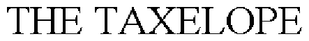 THE TAXELOPE