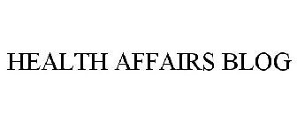 HEALTH AFFAIRS BLOG