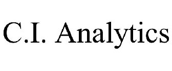 C.I. ANALYTICS
