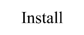 INSTALL