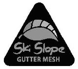 SKI SLOPE GUTTER MESH