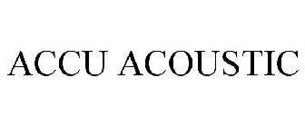 ACCU ACOUSTIC