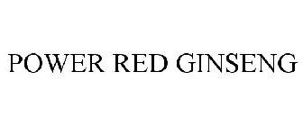 POWER RED GINSENG