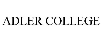 ADLER COLLEGE