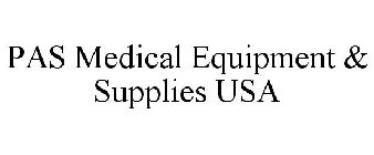 PAS MEDICAL EQUIPMENT & SUPPLIES USA