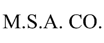 M.S.A. CO.