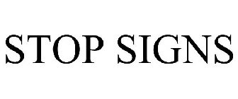 STOP SIGNS