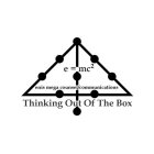 THINKING OUT OF THE BOX E = MC2 ENIS MEGA COUNSEL/COMMUNICATIONS
