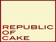 REPUBLIC OF CAKE