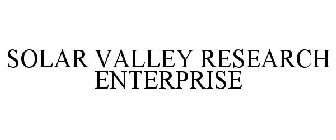 SOLAR VALLEY RESEARCH ENTERPRISE