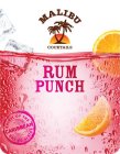 MALIBU COCKTAILS RUM PUNCH SPIRIT OF THE CARIBBEAN SPIRIT OF THE