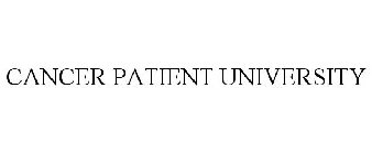 CANCER PATIENT UNIVERSITY