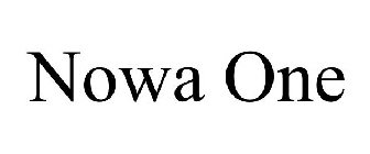 NOWA ONE