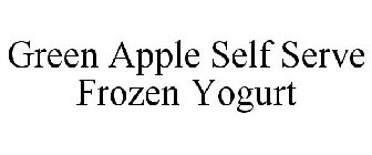 GREEN APPLE SELF SERVE FROZEN YOGURT