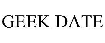GEEK DATE