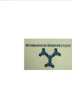 HYDRONIUM DISINFECTANT O O O O H H H H H H H H H