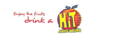 ENJOY THE FRUITS, DRINK A HIT JUICE DRINK