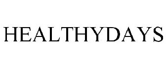 HEALTHYDAYS