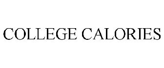 COLLEGE CALORIES