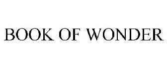 BOOK OF WONDER
