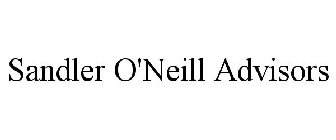 SANDLER O'NEILL ADVISORS