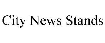 CITY NEWS STANDS
