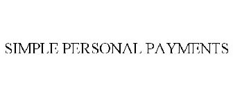 SIMPLE PERSONAL PAYMENTS