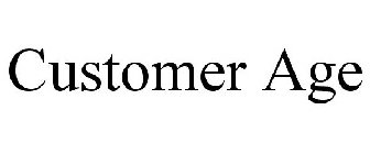 CUSTOMER AGE