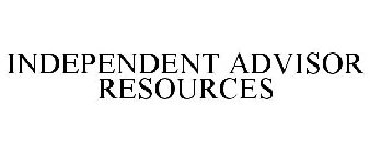 INDEPENDENT ADVISOR RESOURCES