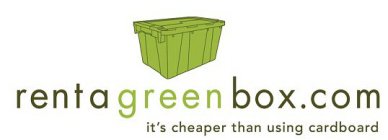 RENTAGREENBOX.COM IT'S CHEAPER THAN USING CARDBOARD