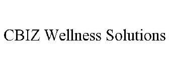 CBIZ WELLNESS SOLUTIONS