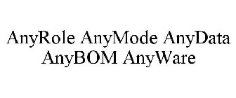 ANYROLE ANYMODE ANYDATA ANYBOM ANYWARE