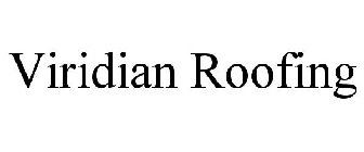 VIRIDIAN ROOFING