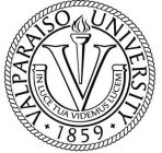 V VALPARAISO UNIVERSITY 1859 IN LUCE TUA VIDEMUS LUCEM