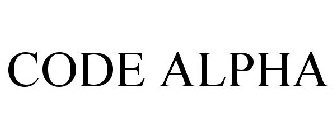CODE ALPHA