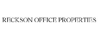 RECKSON OFFICE PROPERTIES