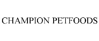 CHAMPION PETFOODS