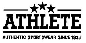 ATHLETE AUTHENTIC SPORTSWEAR SINCE 1935