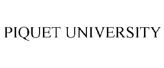 PIQUET UNIVERSITY