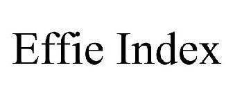 EFFIE INDEX