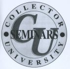 CU SEMINARS · COLLECTOR UNIVERSITY ·