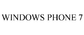 WINDOWS PHONE 7