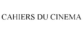 CAHIERS DU CINEMA