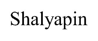 SHALYAPIN