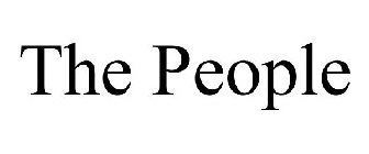 THE PEOPLE