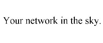 YOUR NETWORK IN THE SKY.