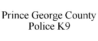 PRINCE GEORGE COUNTY POLICE K9